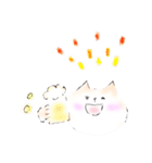 しらたまにゃんこちゃん（個別スタンプ：38）