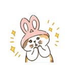 コスチューム猫（個別スタンプ：7）