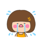 おかっぱちゃん（夏、リアクション）（個別スタンプ：5）