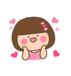おかっぱちゃん（夏、リアクション）（個別スタンプ：11）