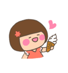 おかっぱちゃん（夏、リアクション）（個別スタンプ：19）