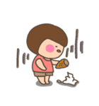 おかっぱちゃん（夏、リアクション）（個別スタンプ：20）