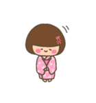 おかっぱちゃん（夏、リアクション）（個別スタンプ：23）