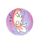 らんちゅう（金魚）のちゅちゅさん（個別スタンプ：4）