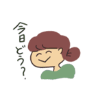 素朴団子の朗らかなスタンプ（個別スタンプ：10）