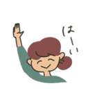 素朴団子の朗らかなスタンプ（個別スタンプ：14）