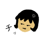 考える女（個別スタンプ：7）