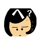 疑問を抱く女（個別スタンプ：6）