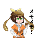 返信する女の子たちver.0（個別スタンプ：8）