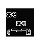 ドット顔文字（個別スタンプ：16）