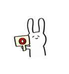 うさぎ/)/)（個別スタンプ：3）