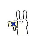 うさぎ/)/)（個別スタンプ：4）