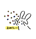 うさぎ/)/)（個別スタンプ：9）