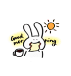 うさぎ/)/)（個別スタンプ：10）
