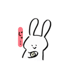 うさぎ/)/)（個別スタンプ：15）