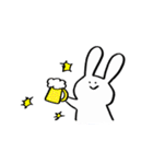 うさぎ/)/)（個別スタンプ：30）