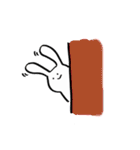 うさぎ/)/)（個別スタンプ：34）