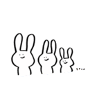 うさぎ/)/)（個別スタンプ：36）