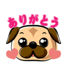 日常で使える！パグスタンプ（個別スタンプ：1）