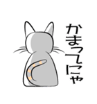 白猫の日常会話スタンプ（個別スタンプ：39）