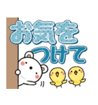 白くまちゃん 7 日常デカ文字Ver.（個別スタンプ：10）