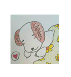 ラブリー こいぬ（個別スタンプ：1）