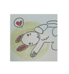 ラブリー こいぬ（個別スタンプ：3）