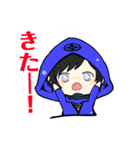 シズ忍とミニキャラ（個別スタンプ：1）