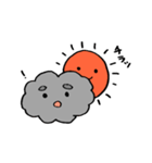 太陽さんと雲くん（個別スタンプ：24）