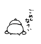 踊るクマ白（個別スタンプ：33）
