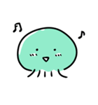 ゆるっとくらげちゃん（個別スタンプ：3）