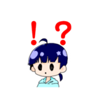 アホ毛女子（個別スタンプ：6）