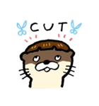 美容師カワウソくん（個別スタンプ：22）