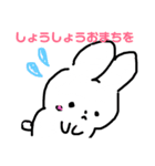 そぼくなうさぎ まりもちゃん 敬語編（個別スタンプ：23）