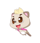 かわいいテンアルルリー。（個別スタンプ：1）