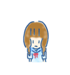 セーラーの女の子(とおこスタンプ)1（個別スタンプ：3）