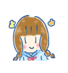 セーラーの女の子(とおこスタンプ)1（個別スタンプ：13）