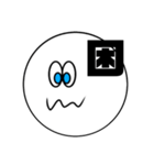 漢字一文字で伝えるにこちゃんスタンプ（個別スタンプ：16）