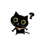 黒猫 ちーちゃん vol.1(日常スタンプ)（個別スタンプ：16）