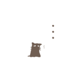 目で訴える黒猫さん（個別スタンプ：11）