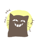 目で訴える黒猫さん（個別スタンプ：12）