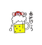 赤猿スタンプ①（個別スタンプ：4）