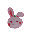ピンクラビット（個別スタンプ：4）