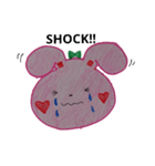 ピンクラビット（個別スタンプ：5）