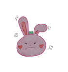 ピンクラビット（個別スタンプ：7）