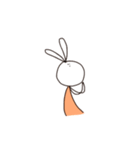 らくがきうさぎ (Doodle rabbit)（個別スタンプ：10）