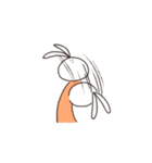 らくがきうさぎ (Doodle rabbit)（個別スタンプ：11）