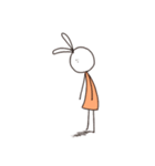 らくがきうさぎ (Doodle rabbit)（個別スタンプ：15）