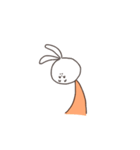 らくがきうさぎ (Doodle rabbit)（個別スタンプ：16）