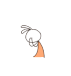らくがきうさぎ (Doodle rabbit)（個別スタンプ：17）